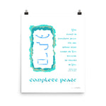 Complete Peace: The Ultimate In Wellness — Isaiah 26:3 (Fine Art Giclée)